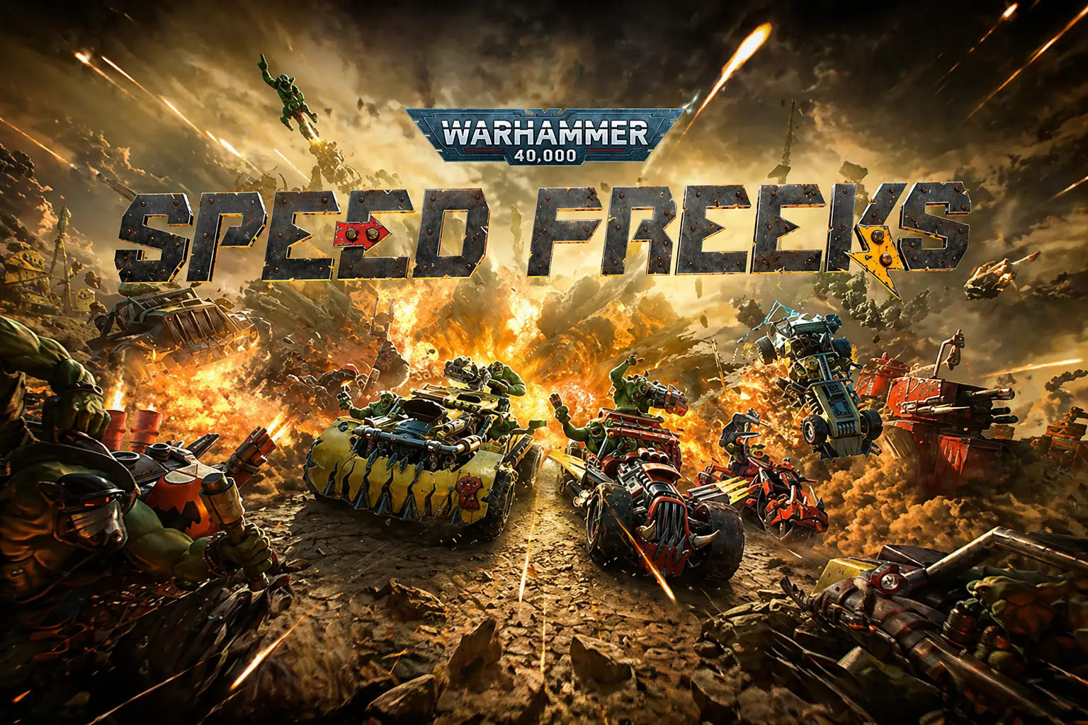 Orkish Vehicular Mayhem Warhammer 40,000: Speed Freeks Sets PlayStation 5 Release Date