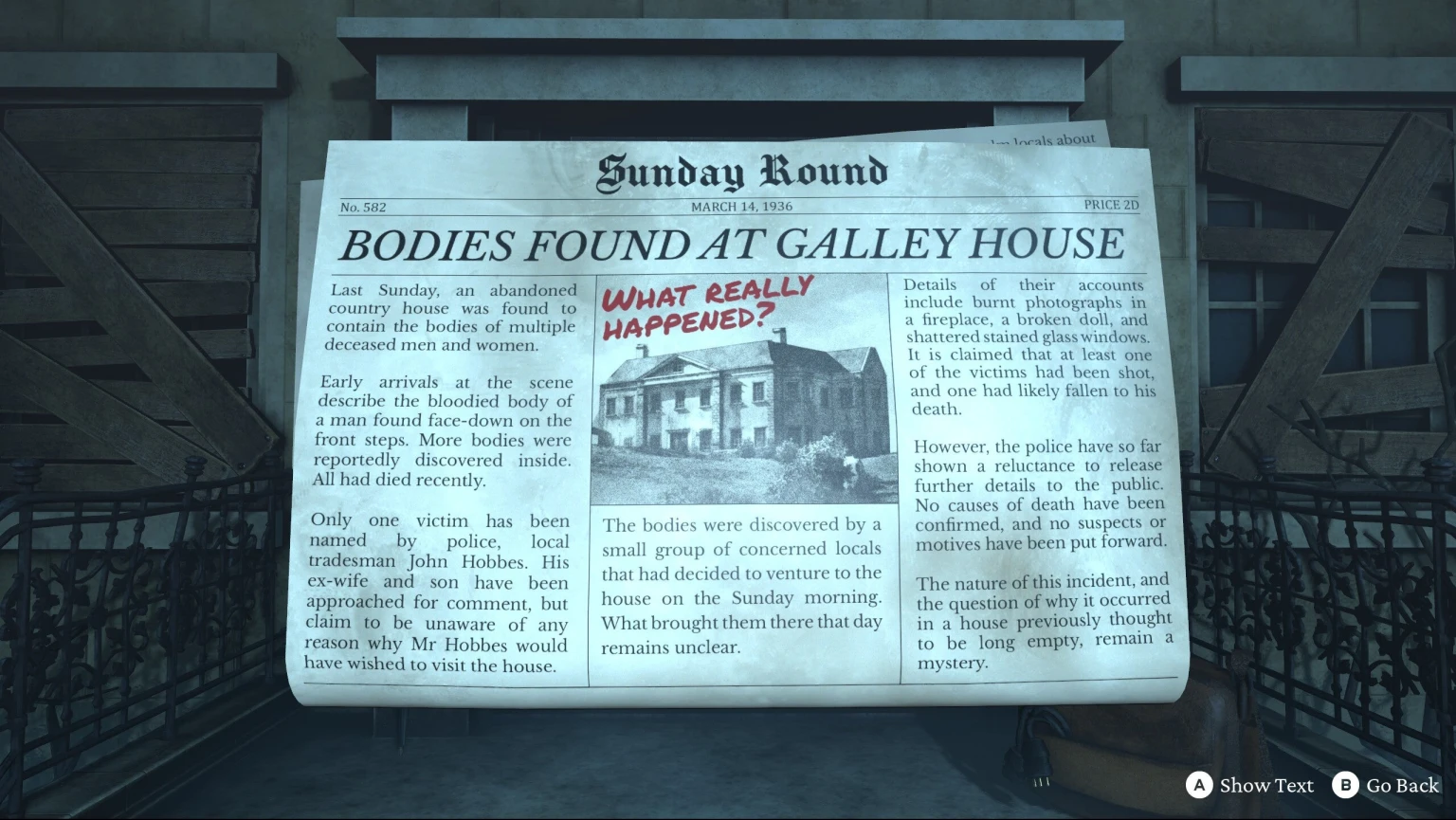 From Text Mystery to Tactile Terror: How The Incident at Galley House Reinvents a Modern Classic